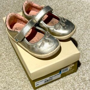 Tucker + Tate Clara Gold Leather Unicorn Metallic Kids Shoes 8 M